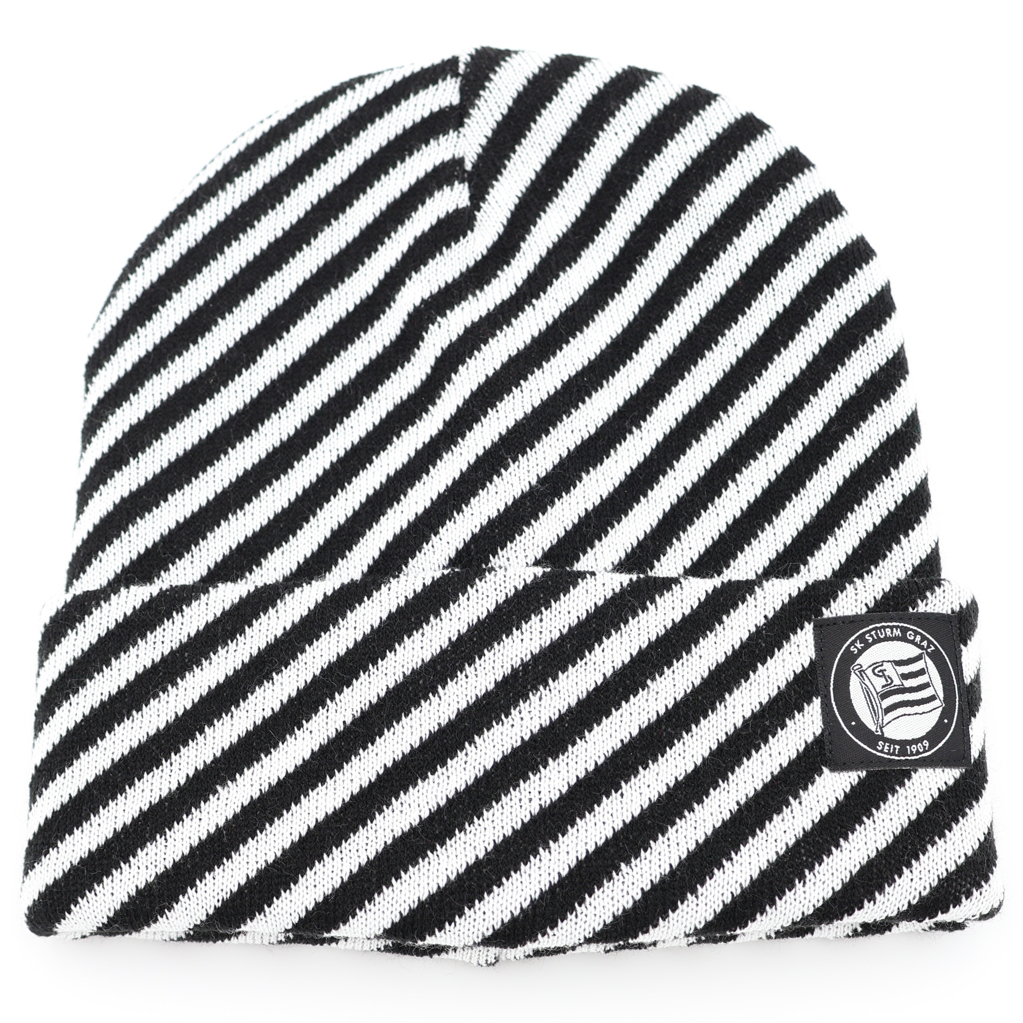 <span class="SmallerGrad1">SK Sturm - Mütze Logo Schrägstreifen</span>