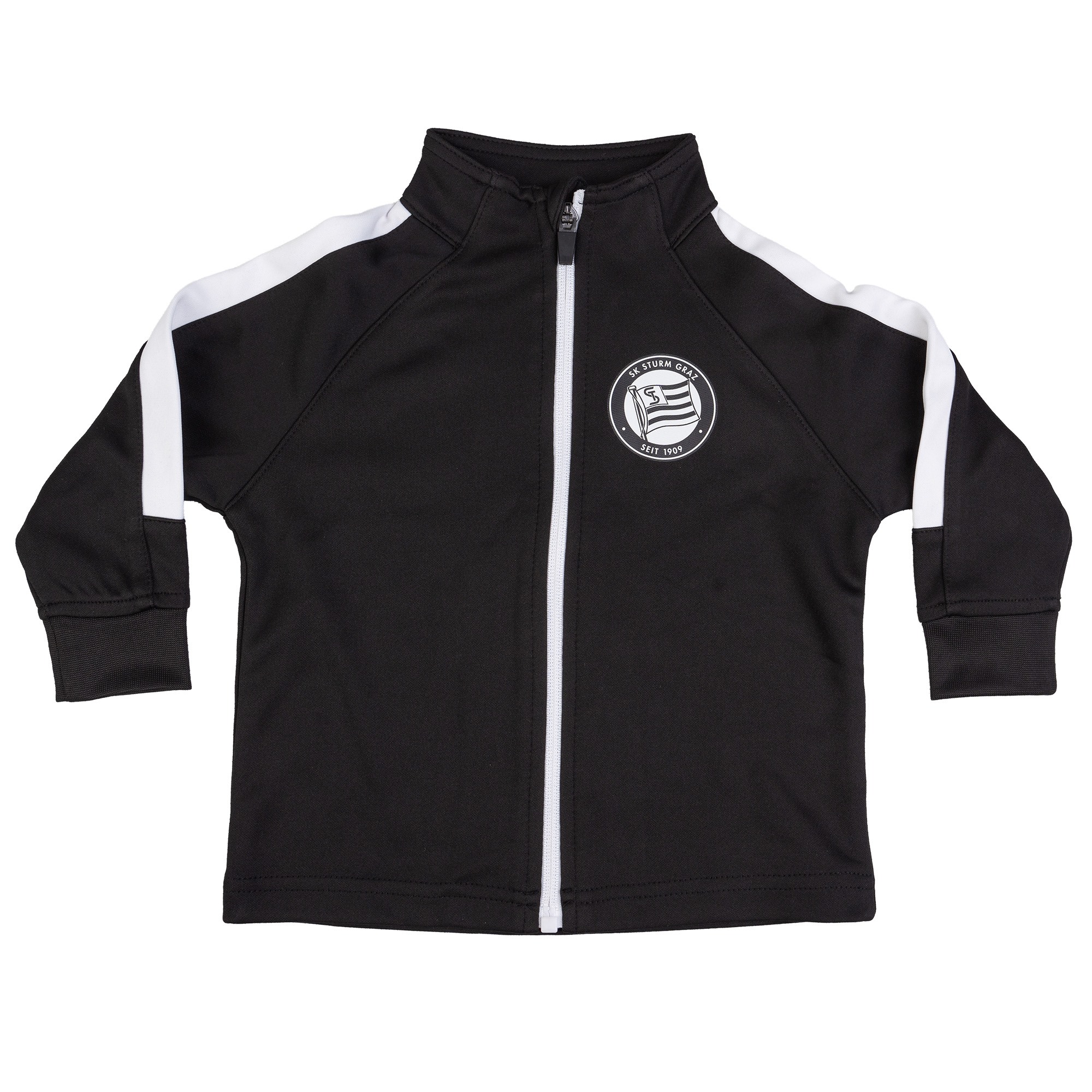 <span class="SmallerGrad2">SK Sturm - Kinder Trainingsjacke schwarz/weiss</span>