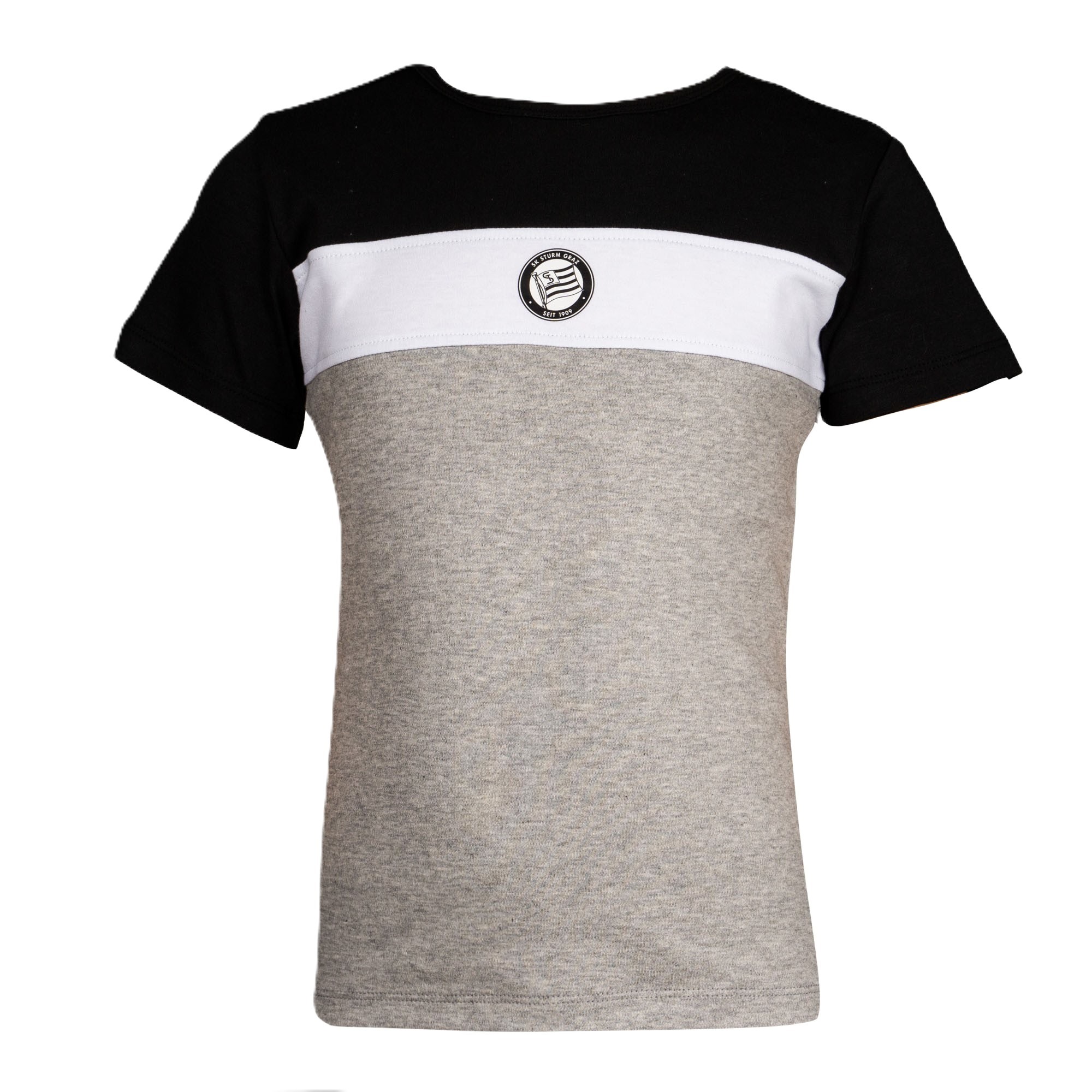 <span class="SmallerGrad1">SK Sturm - Kids T-Shirt Blockstreifen</span>