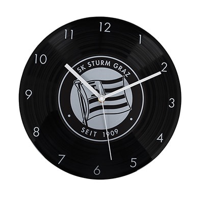 <span class="SmallerGrad2">SK Sturm - Wanduhr Schallplatte Sturm Graz</span>