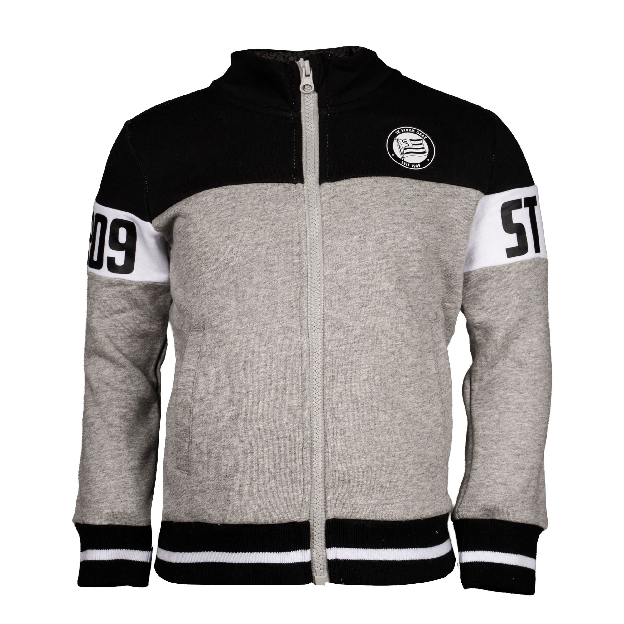 <span class="SmallerGrad1">SK Sturm - Kids Jacke grau/schwarz</span>