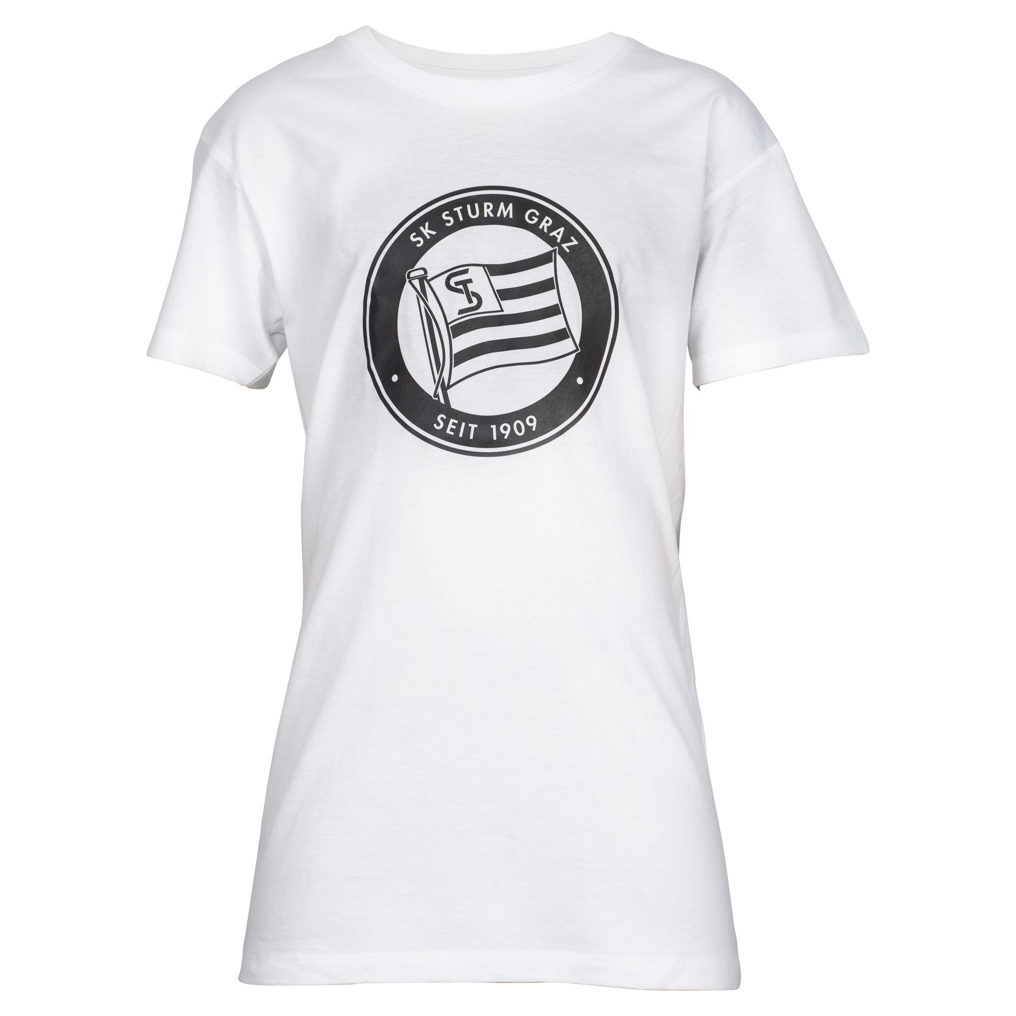 <span class="SmallerGrad1">SK Sturm - Kinder T-Shirt Logo weiß</span>