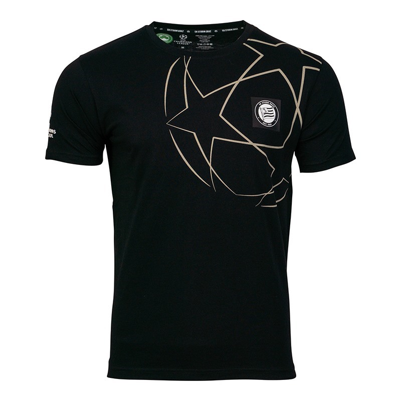 <span class="SmallerGrad1">SK Sturm - T-Shirt CL Starball Schwarz</span>