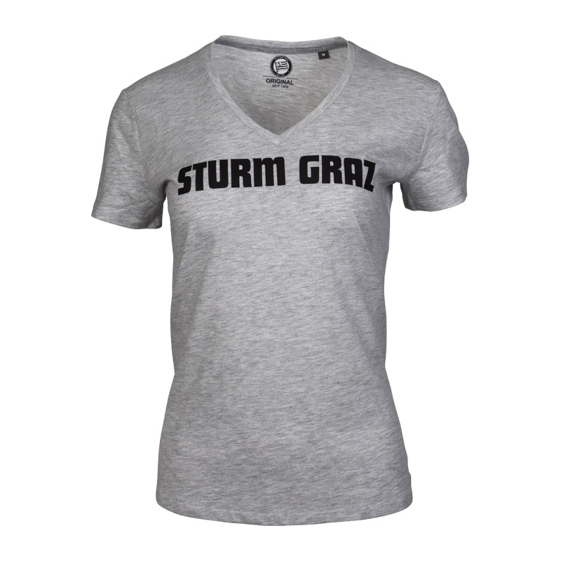 Damen T-Shirt grau Sturm