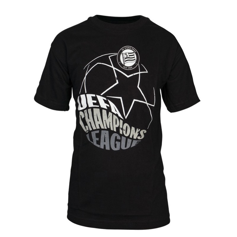 <span class="SmallerGrad1">SK Sturm - T-Shirt CL Kids schwarz</span>