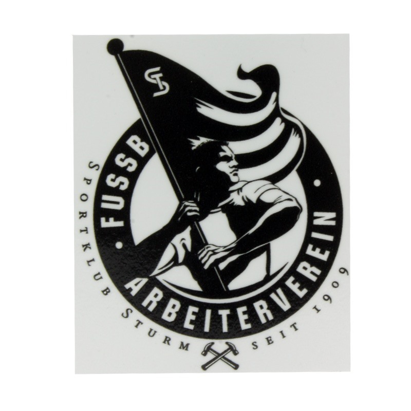 <span class="SmallerGrad1">SK Sturm - Aufkleber Arbeiterverein</span>
