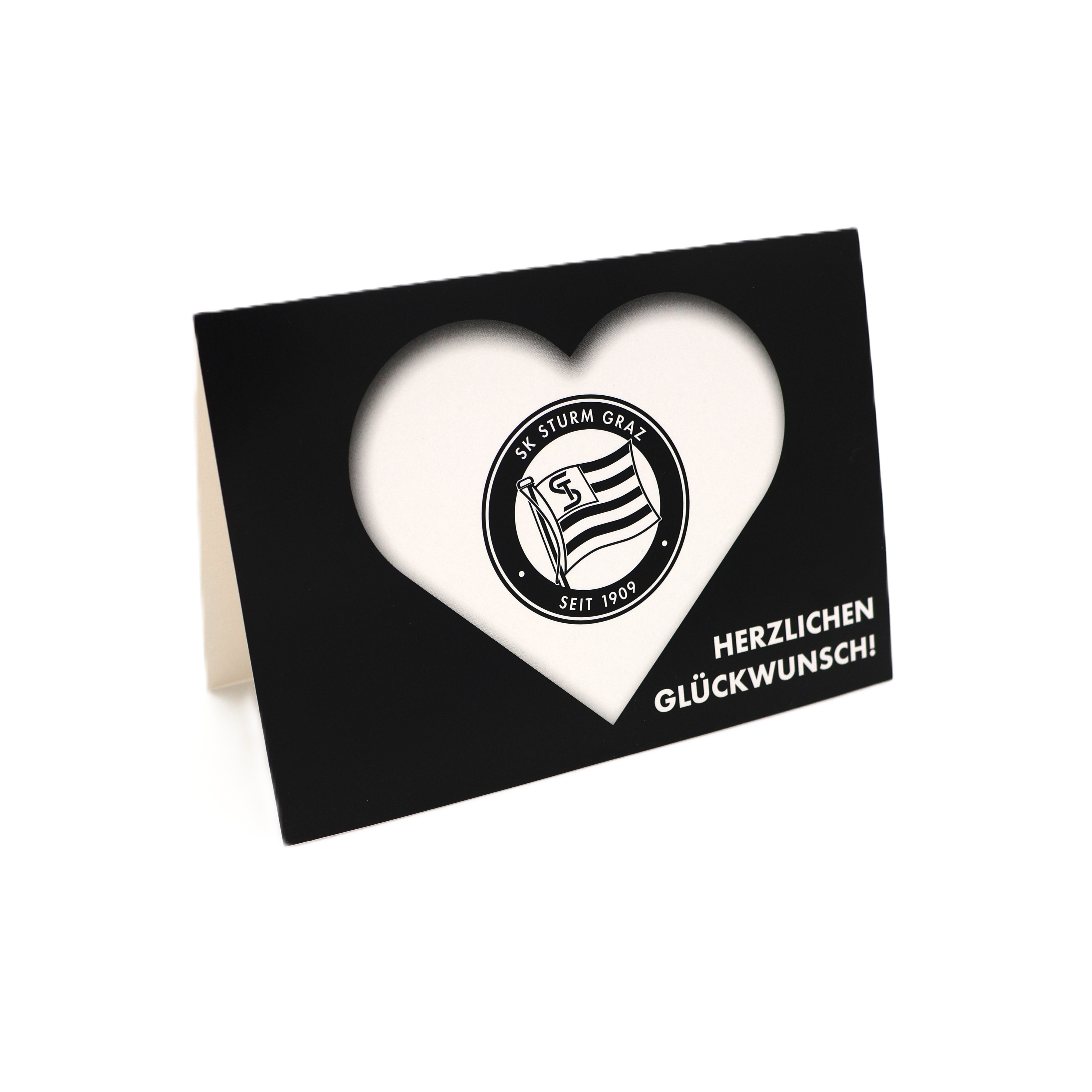 SK Sturm - Grußkarte Herz
