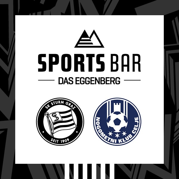 <span class="SmallerGrad2">4. Spieltag SK Sturm Graz - NK Celje SPORTSBAR - Das Eggenberg</span>