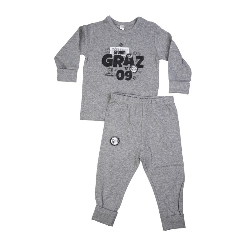SK Sturm - Baby Pyjama grau