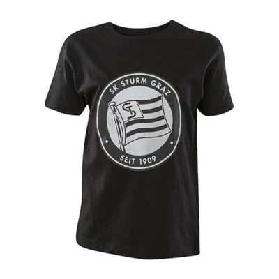Kinder T-Shirt Logo schwarz
