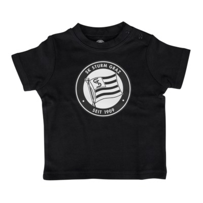 Baby T-Shirt Logo schwarz