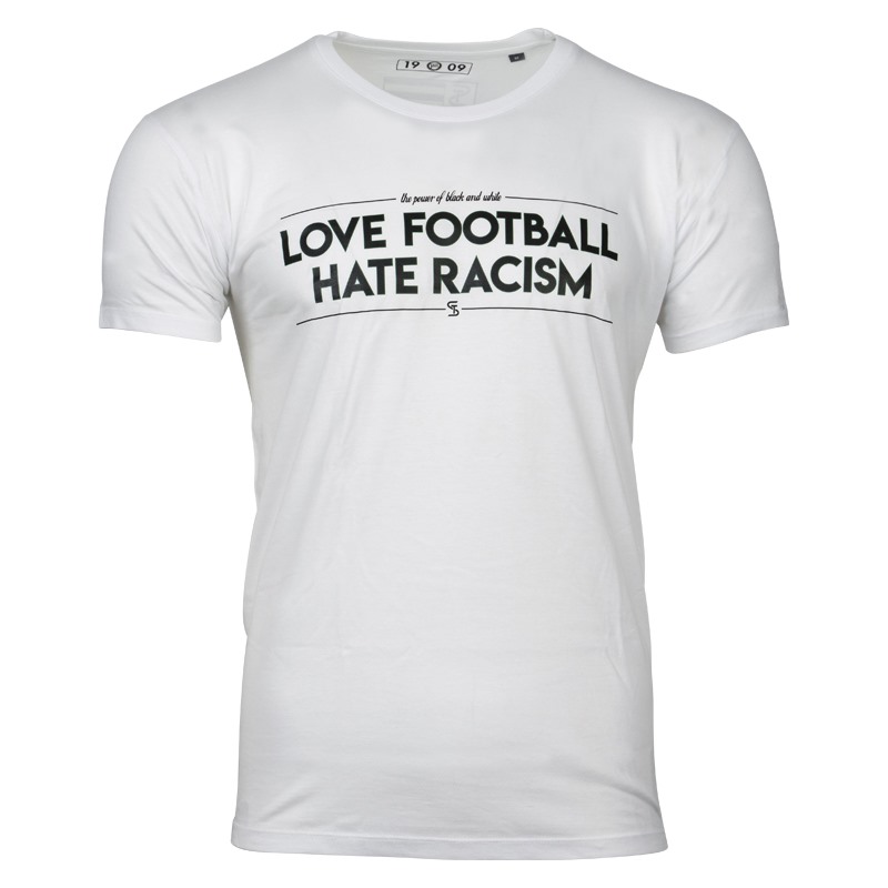 T-Shirt Love Football weiss