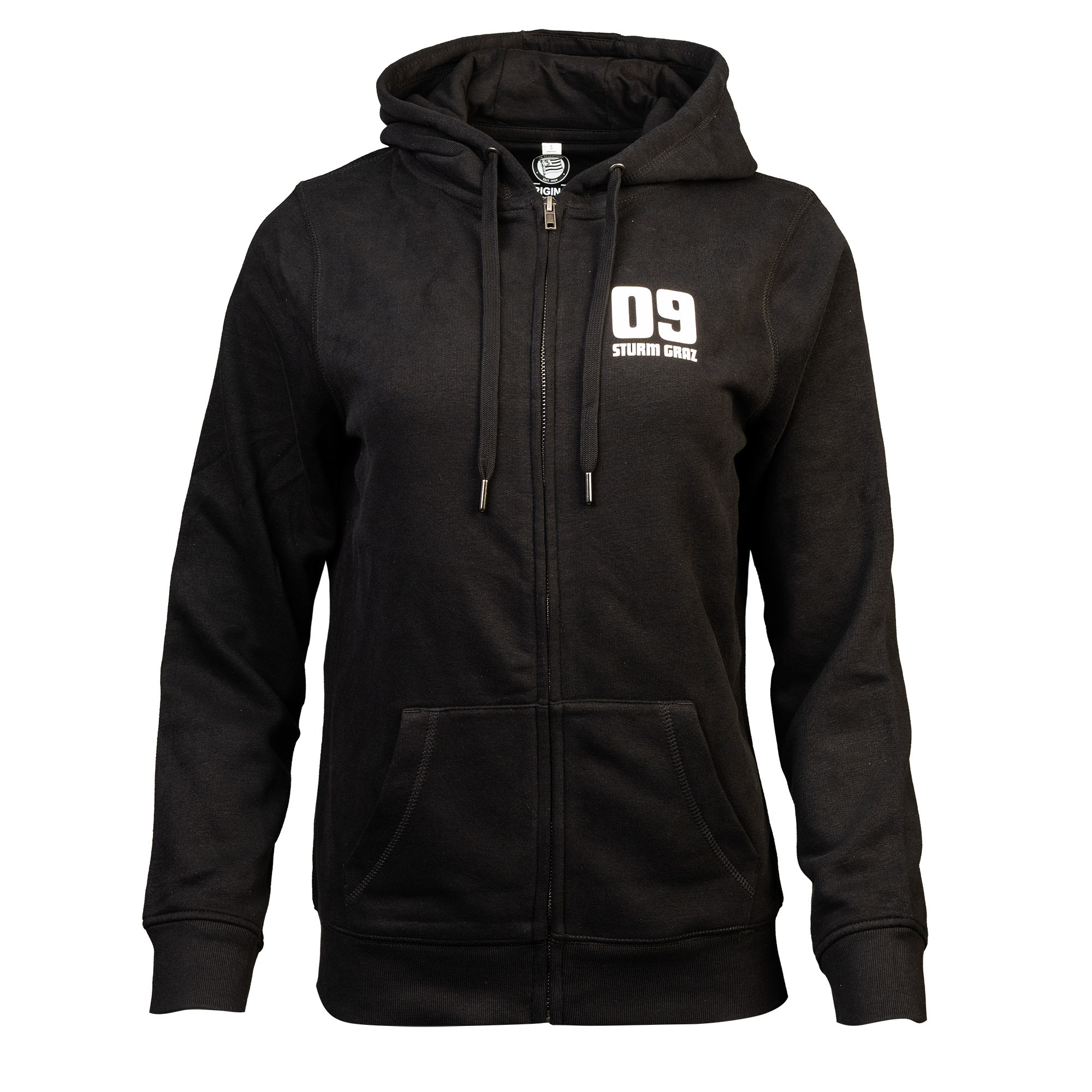 <span class="SmallerGrad1">SK Sturm - Damen Zipp Hoody 09 schwarz</span>