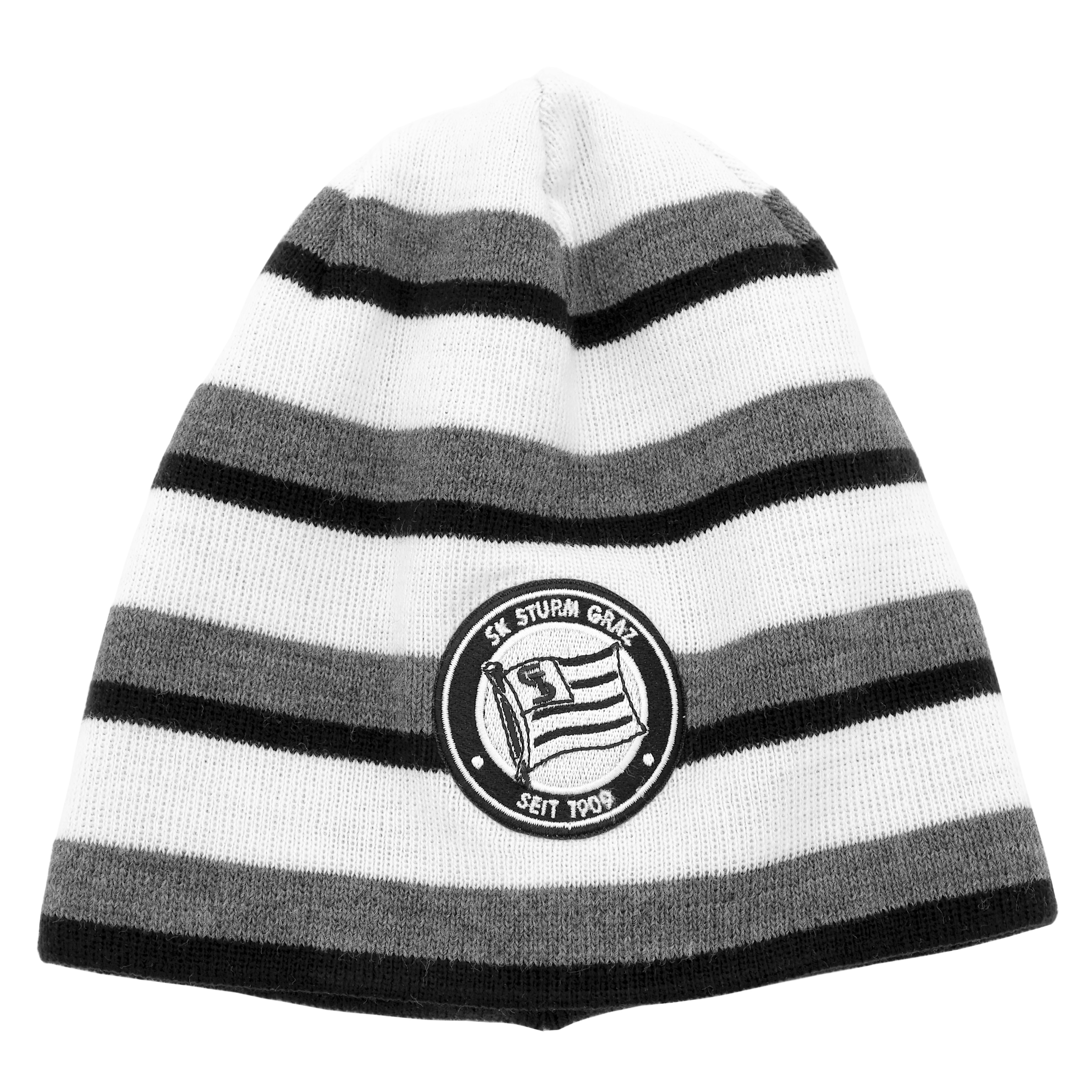 <span class="SmallerGrad1">SK Sturm - Beanie Ringelstreifen</span>
