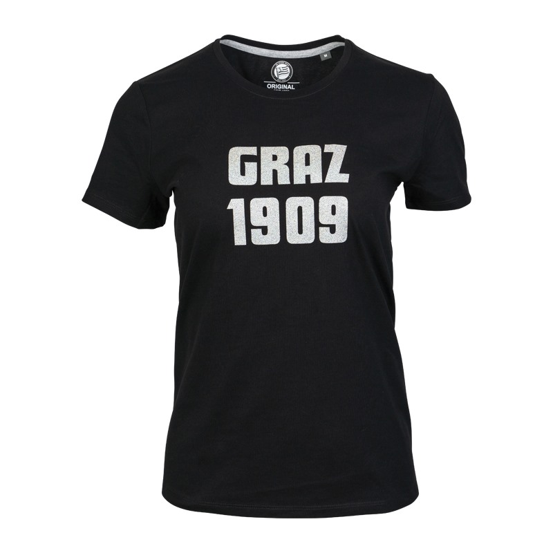 Damen T-Shirt schwarz 1909