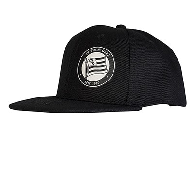<span class="SmallerGrad1">SK Sturm - Flatcap Kids schwarz</span>