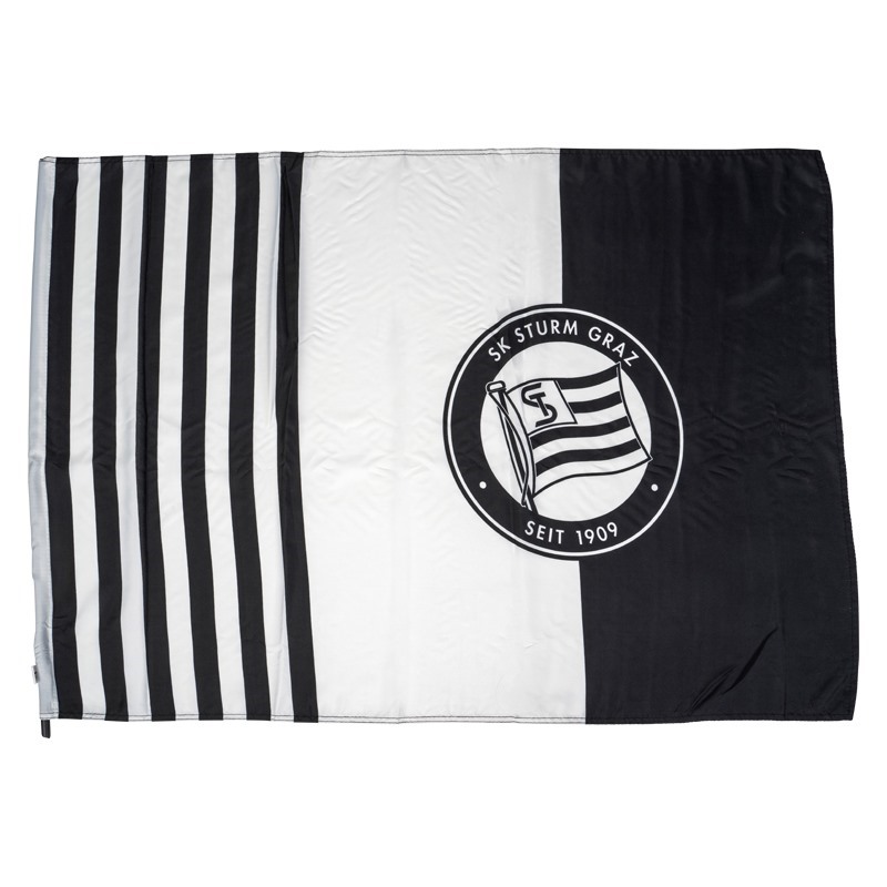 <span class="SmallerGrad1">SK Sturm - Fahne Streifen 150x100</span>