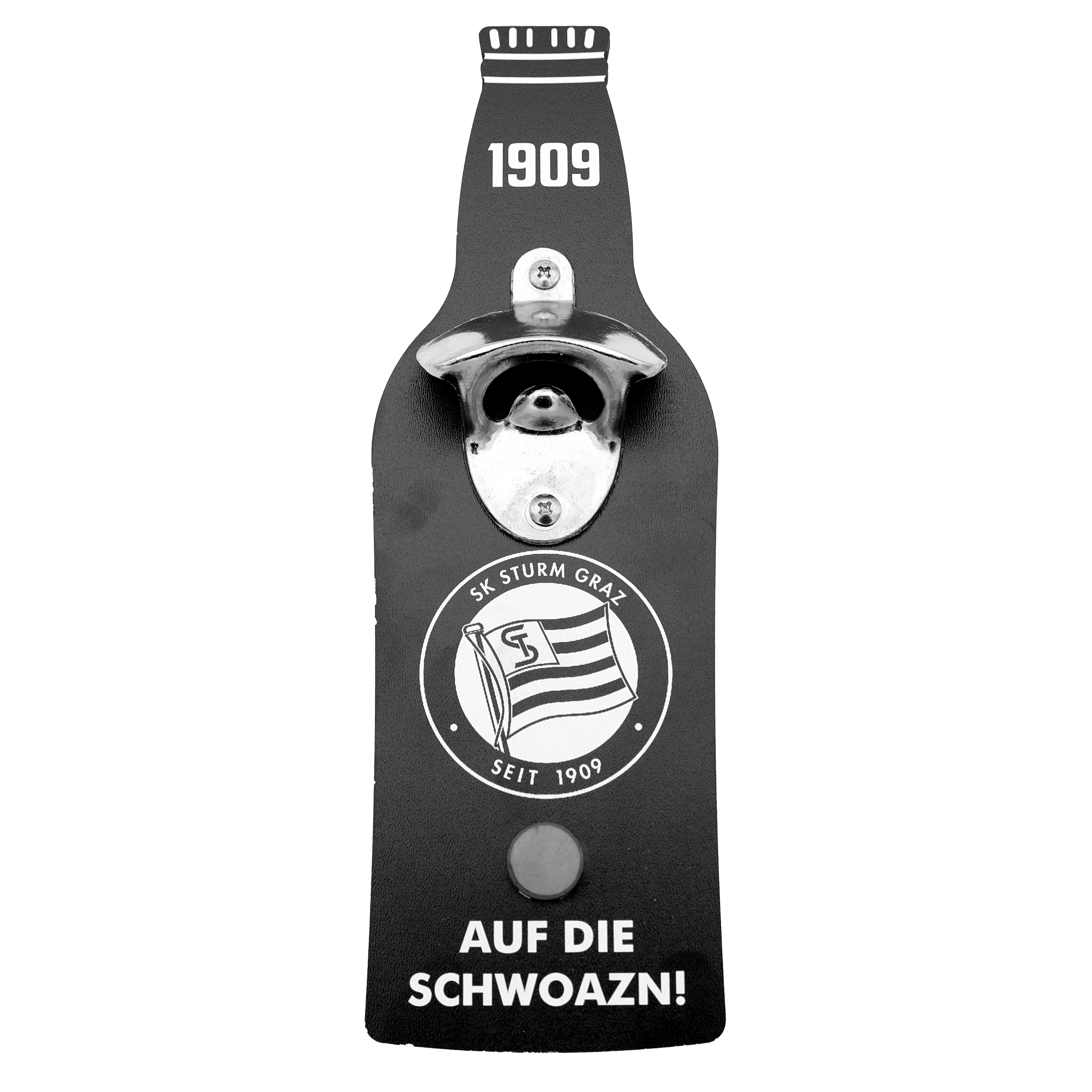 <span class="SmallerGrad1">SK Sturm - Wandflaschenoeffner Holz</span>