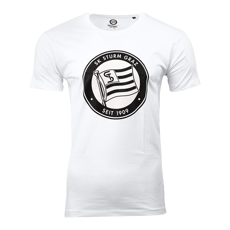 SK Sturm - T-Shirt Logo weiß