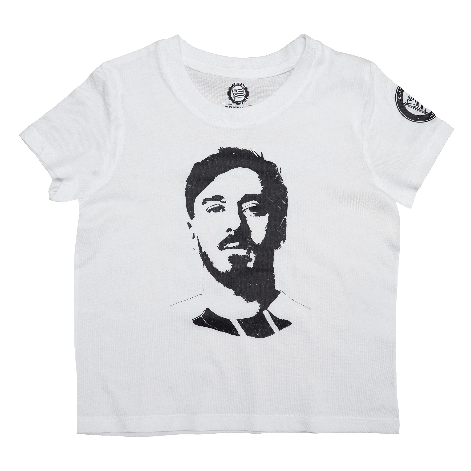 <span class="SmallerGrad2">SK Sturm - T-Shirt Kids Kiteishvili #10 weiss</span>