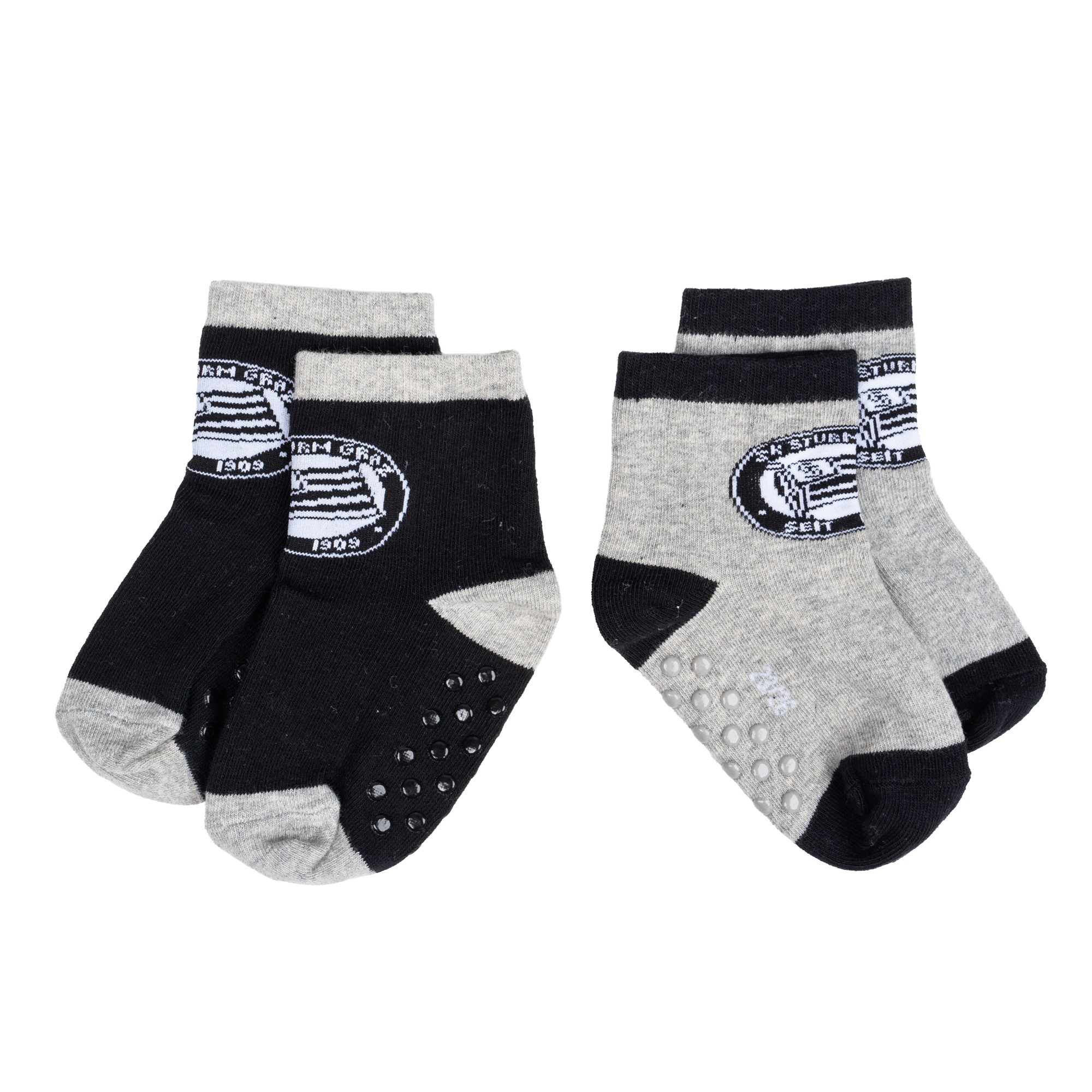 <span class="SmallerGrad1">SK Sturm - Kindersocken 2er Pack</span>