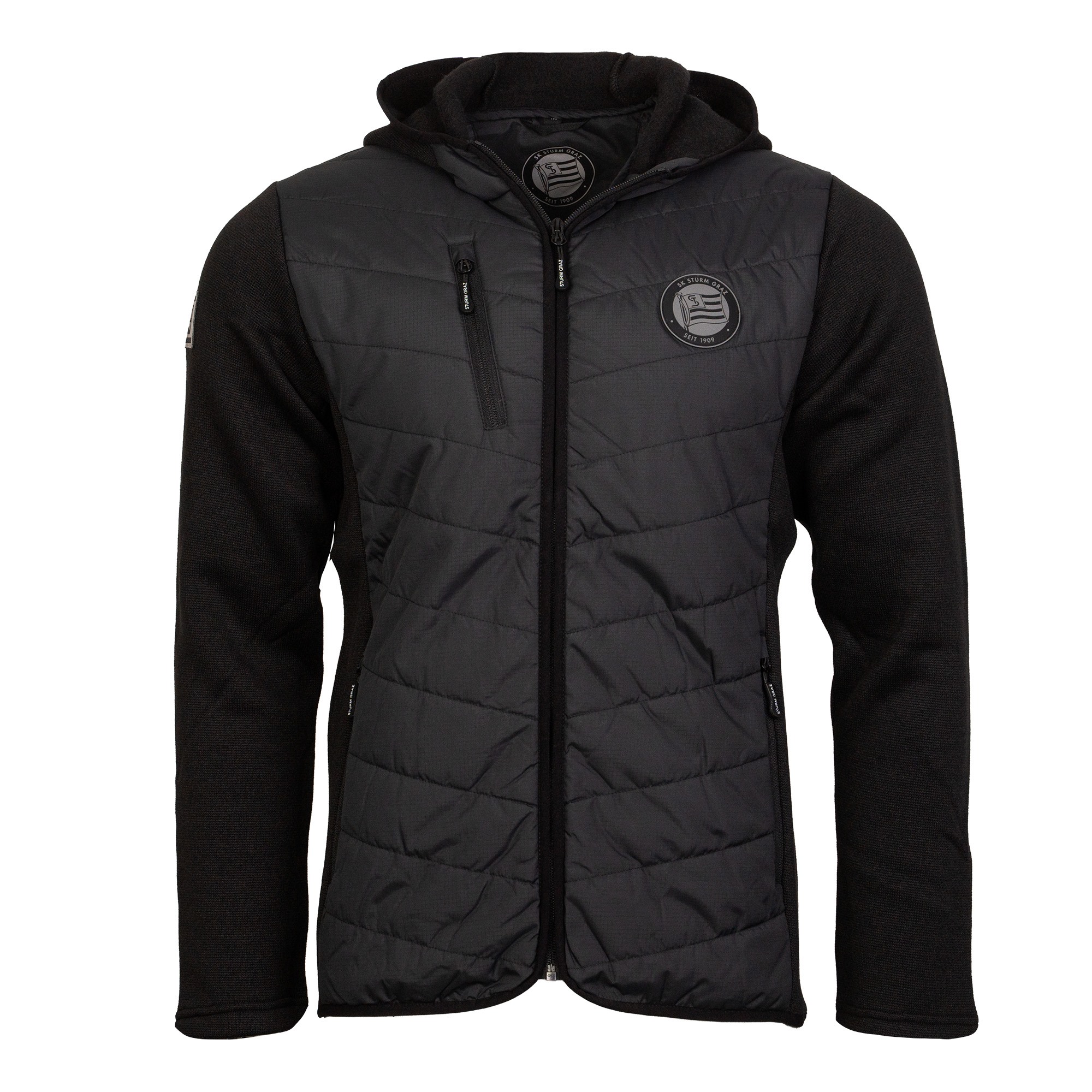 SK Sturm - Hybridjacke schwarz
