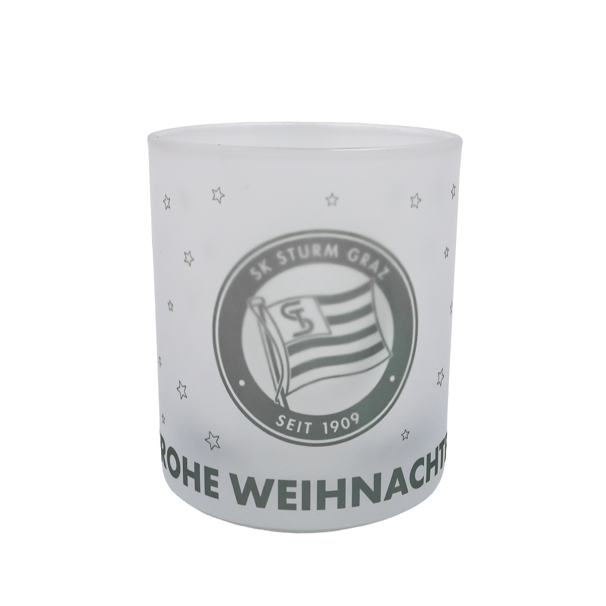 <span class="SmallerGrad1">SK Sturm - Weihnachtsglastasse gefrostet</span>