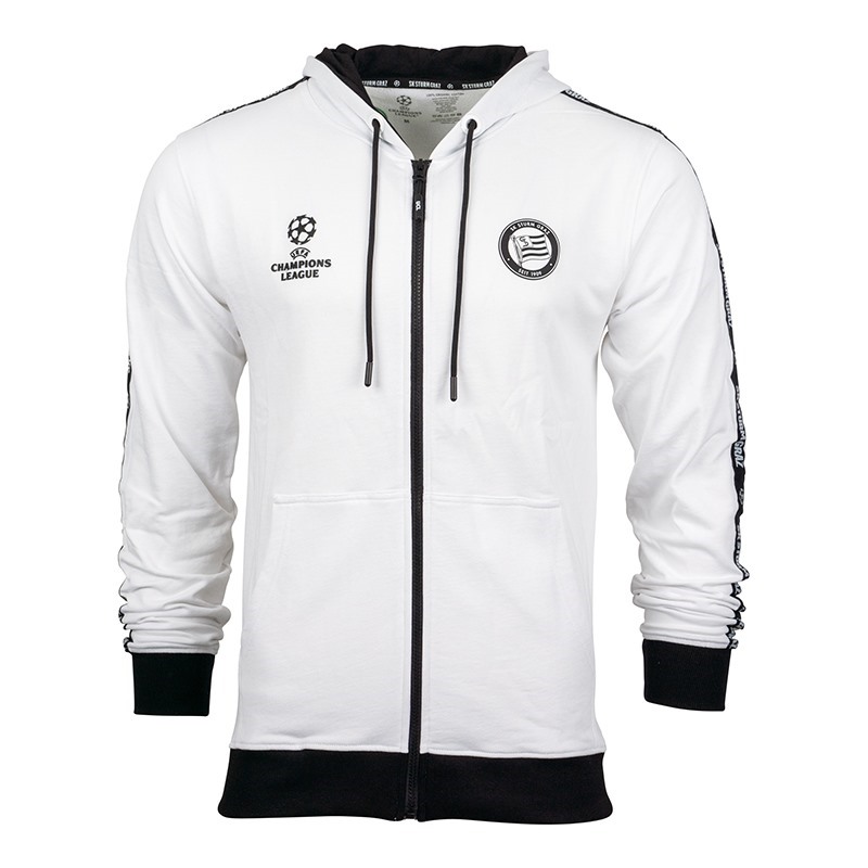 <span class="SmallerGrad1">SK Sturm - Zipp Hoody CL Weiss/Schwarz</span>